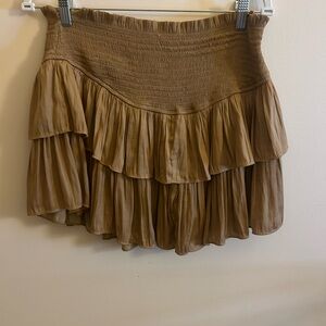 Brown Skirt can be worn high waisted or low waisted